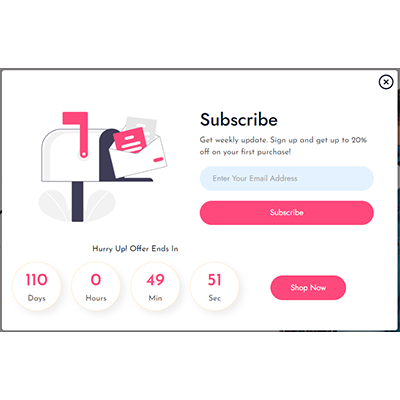 Email Subscription (Popup)